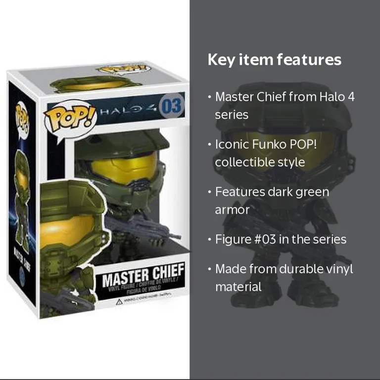 Funko Halo 4 Funko POP! Halo Master Chief Vinyl Figure #03 [Dark