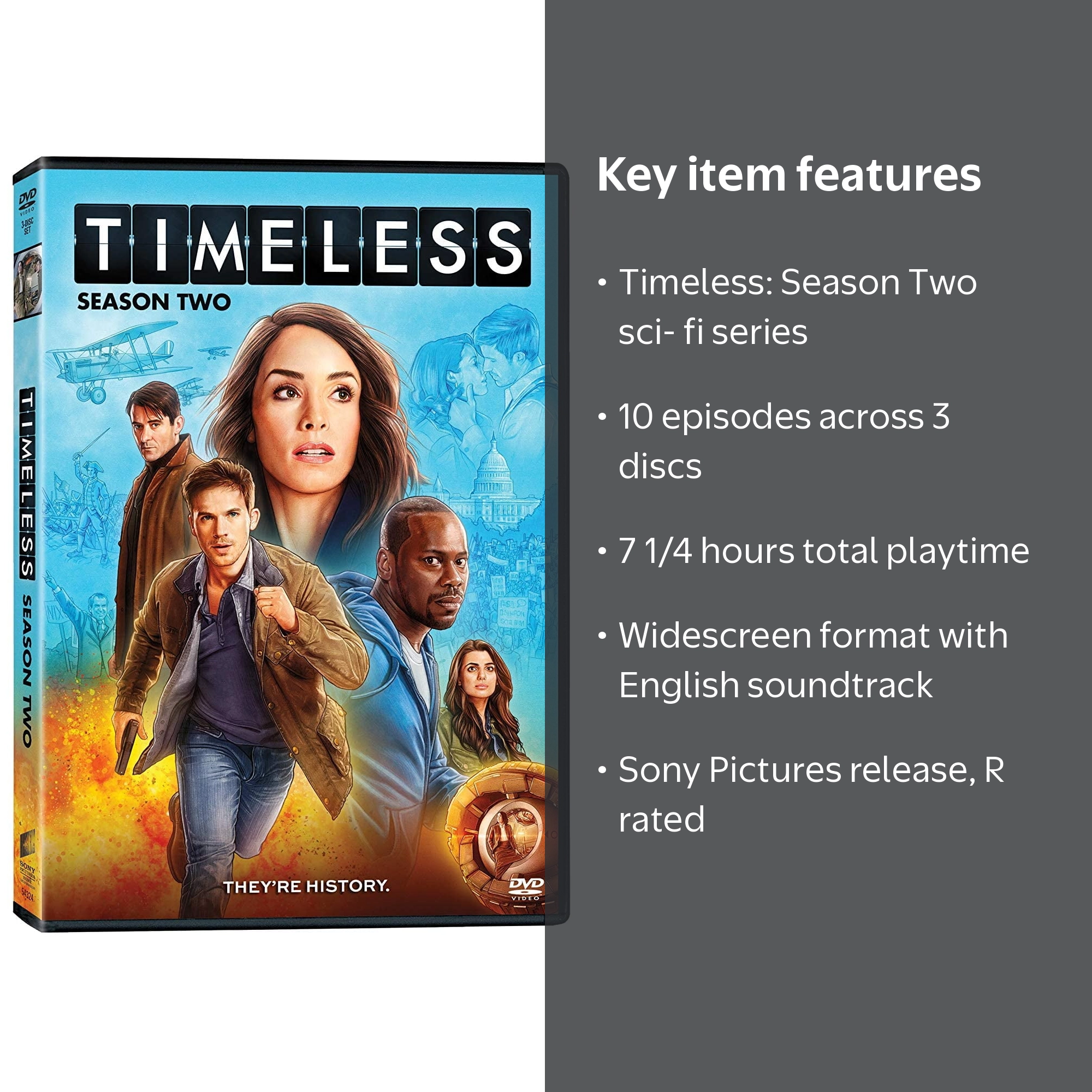 Sony Pictures: Timeless - Season Two, Science Fiction TV Series