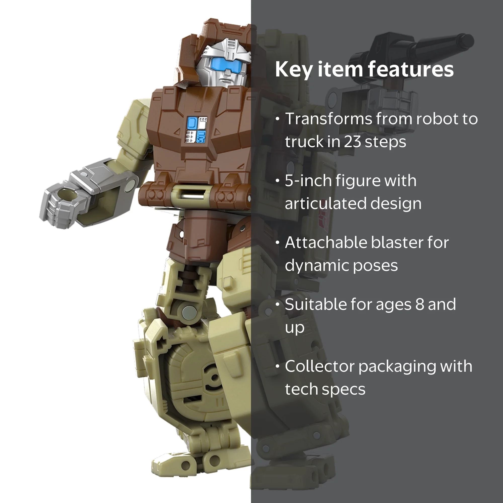Transformers Toys Retro G1-Inspired Autobot Outback 5