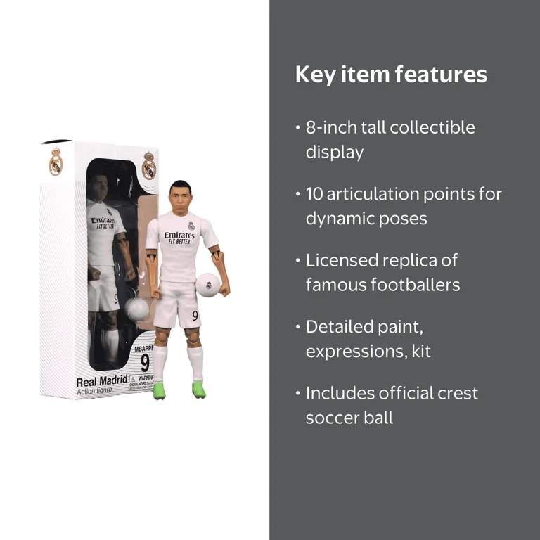 Banbo Toys SOCKERS Real Madrid Mbappe 8