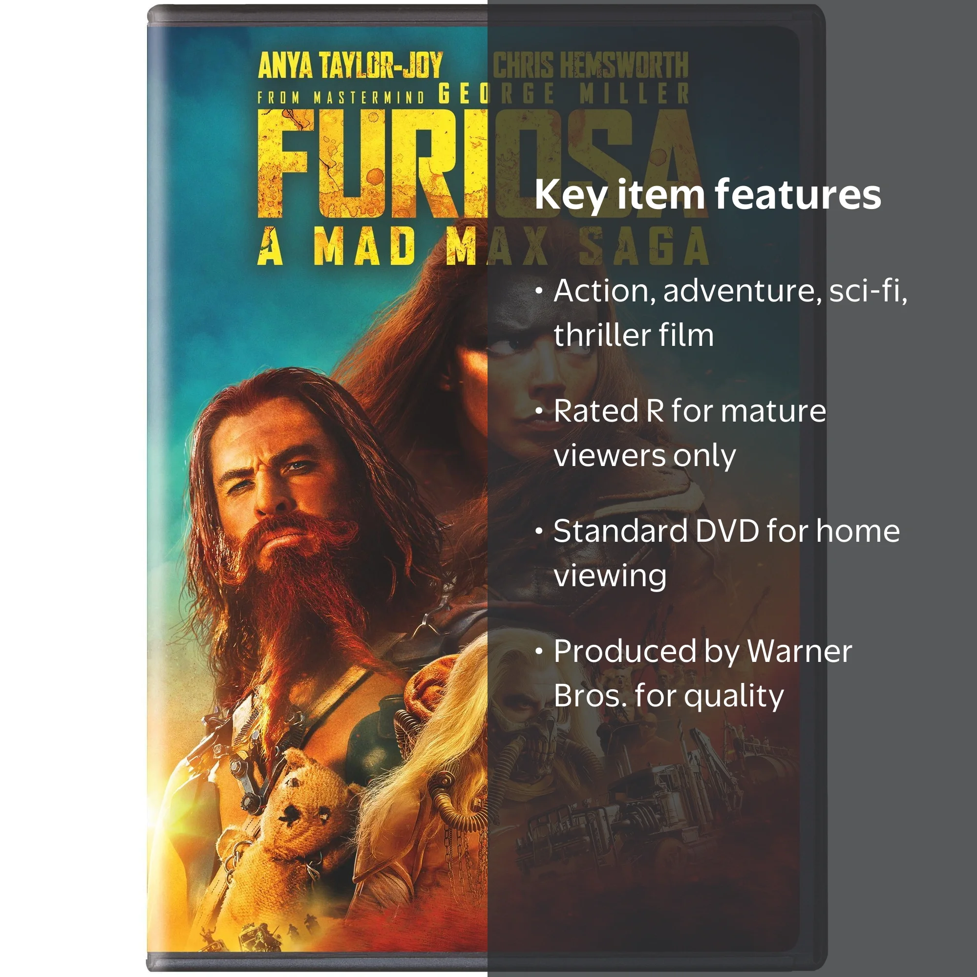 Furiosa: A Mad Max Saga (DVD), Action Warner Bros. - Walmart.com