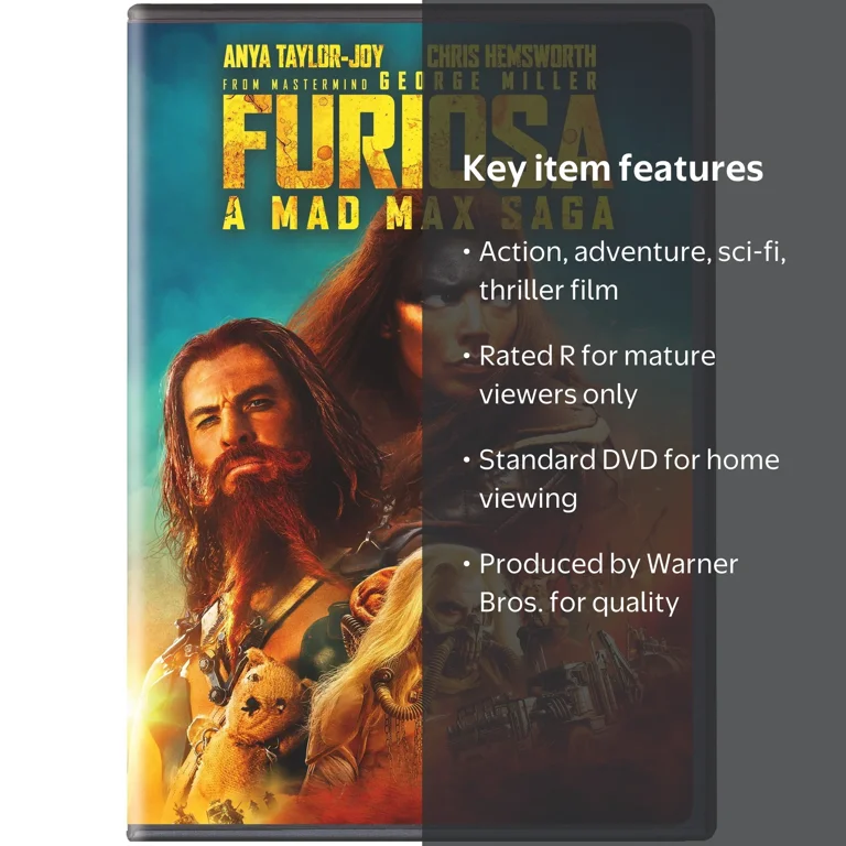 Furiosa: A Mad Max Saga (DVD), Action Warner Bros. - Walmart.com
