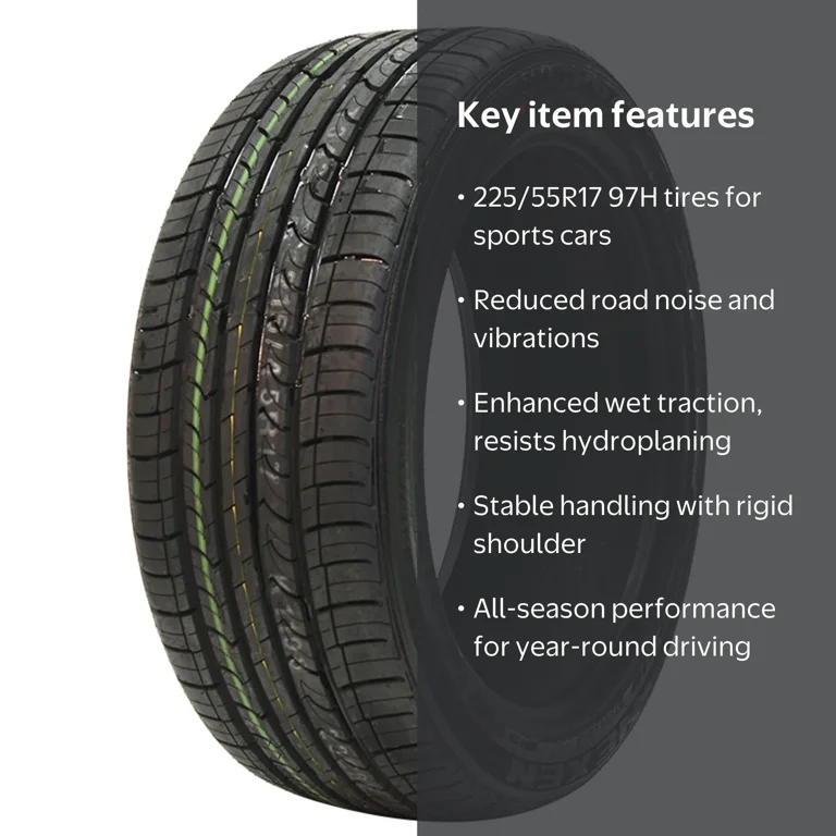 Nexen CP672 All Season 225/55R17 97H Passenger Tire - Walmart.com