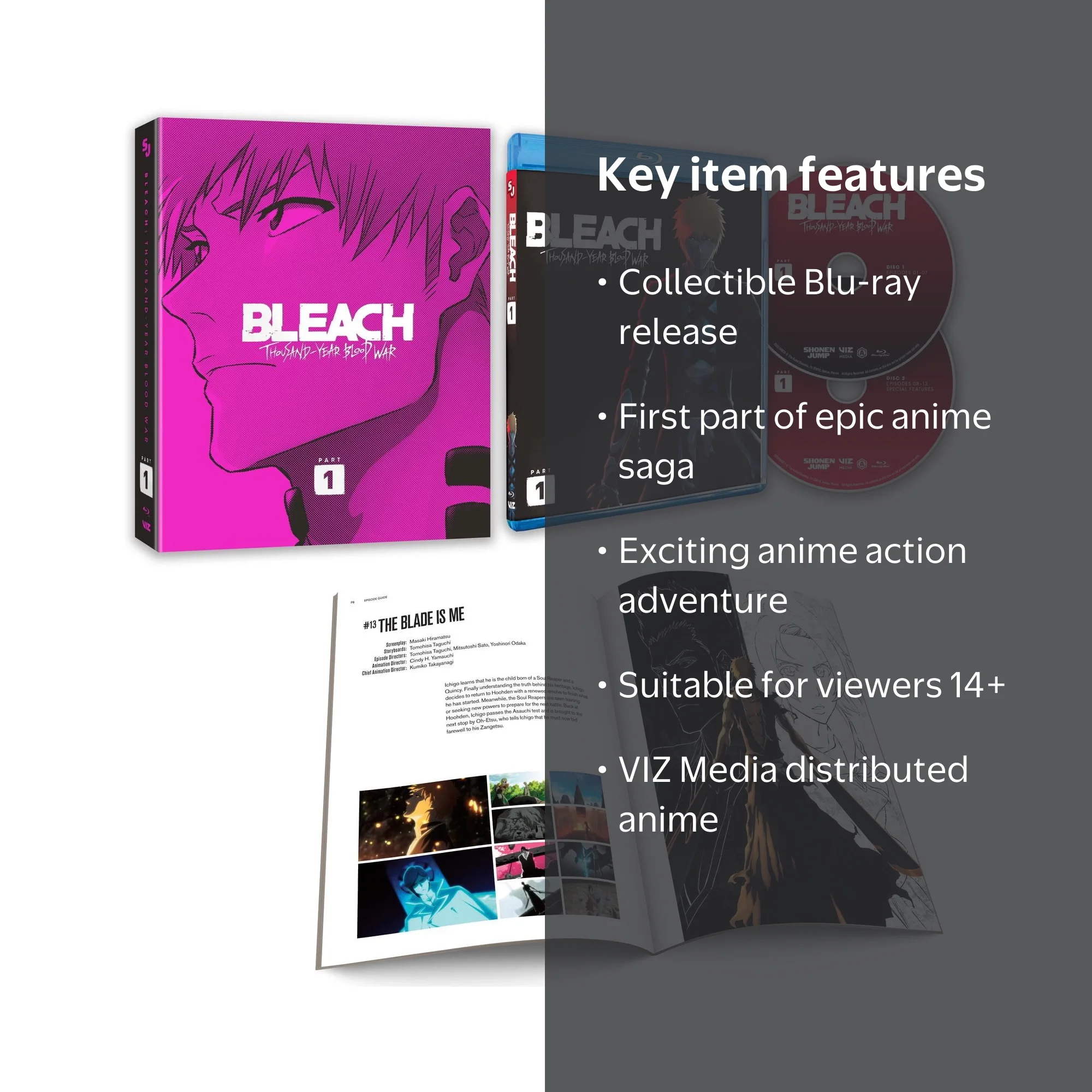 Bleach: Thousand-Year Blood War Part 1 Anime Sword Blu-ray
