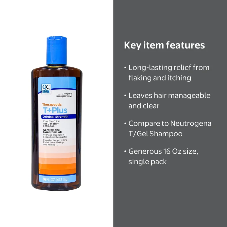 Quality Choice Therapeutic Gel Shampoo, 16 Oz, Dandruff Relief