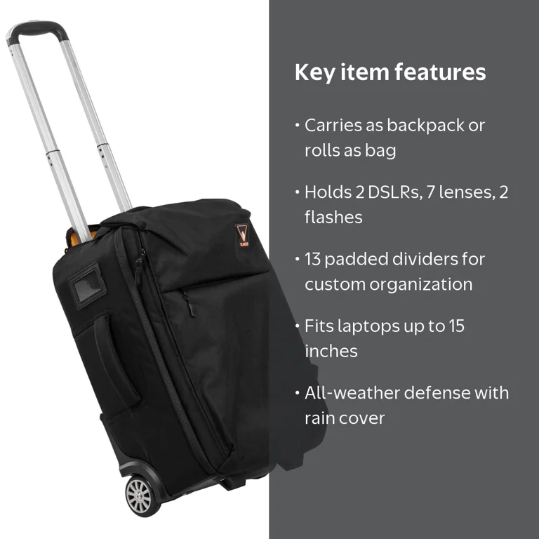 Slinger BigBag Simple 15 DSLR Roller Bag - Walmart.com