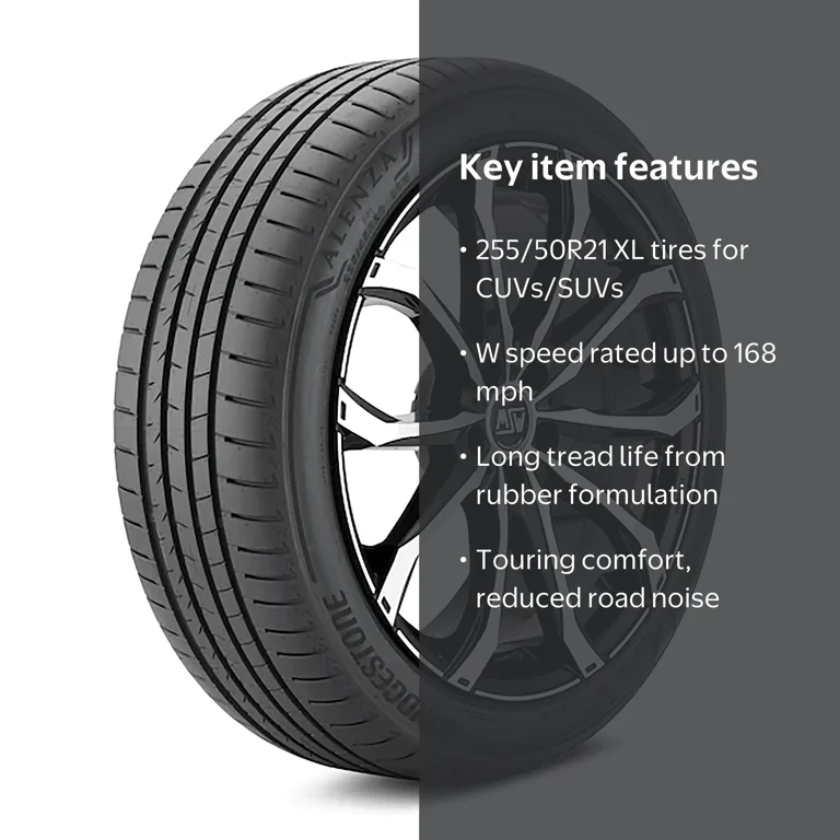 Bridgestone Alenza 001 UHP Summer 255/50R21 109Y XL Passenger Tire