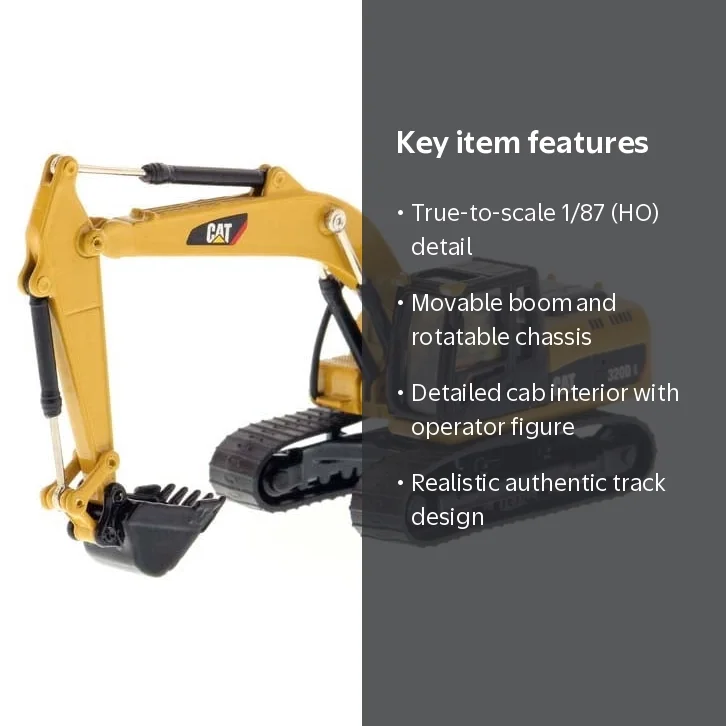 Caterpillar, Hydraulic Excavator Model, 320D L, 1/87 Scale