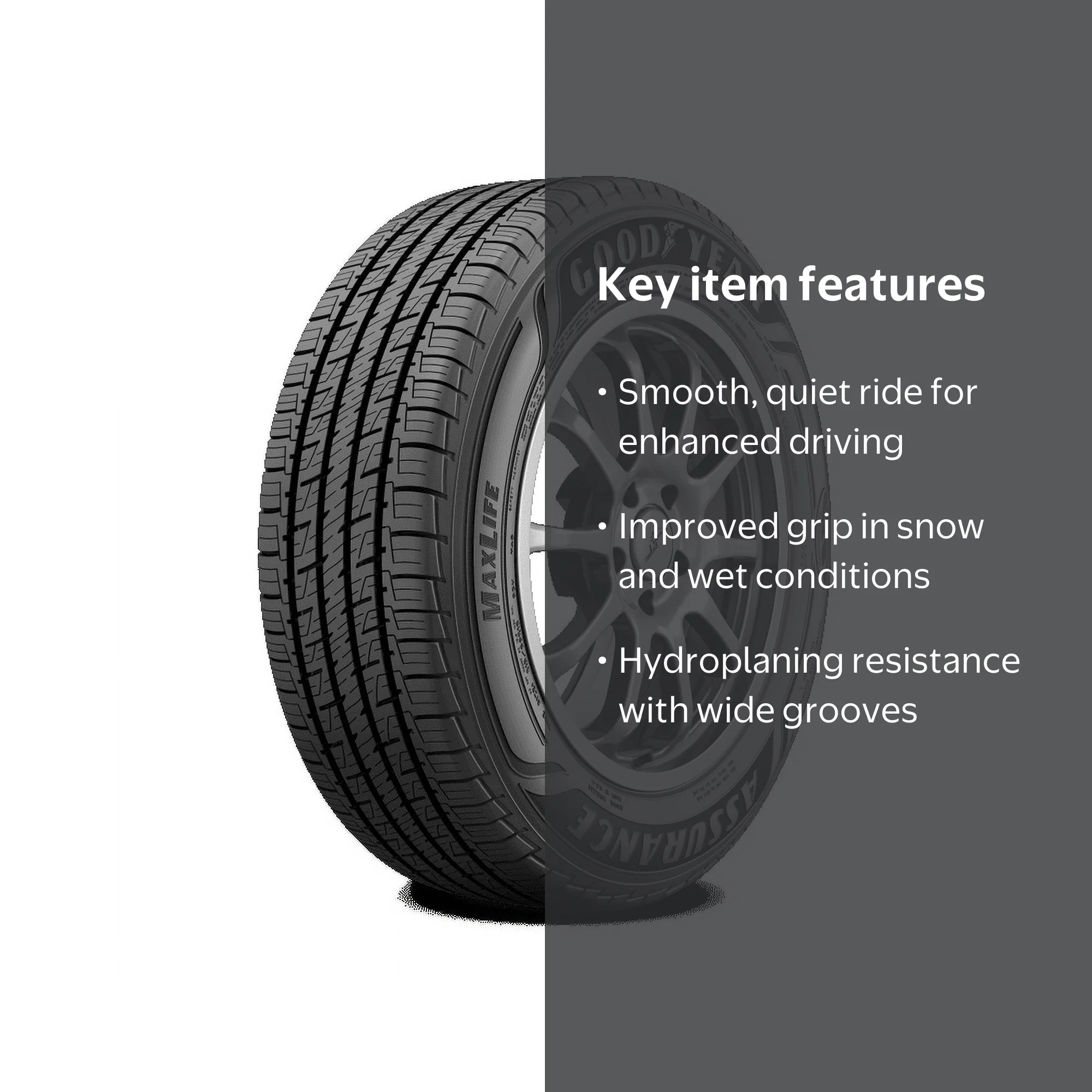 Goodyear Assurance Maxlife 215/55R18 94H All-Season Tire for
