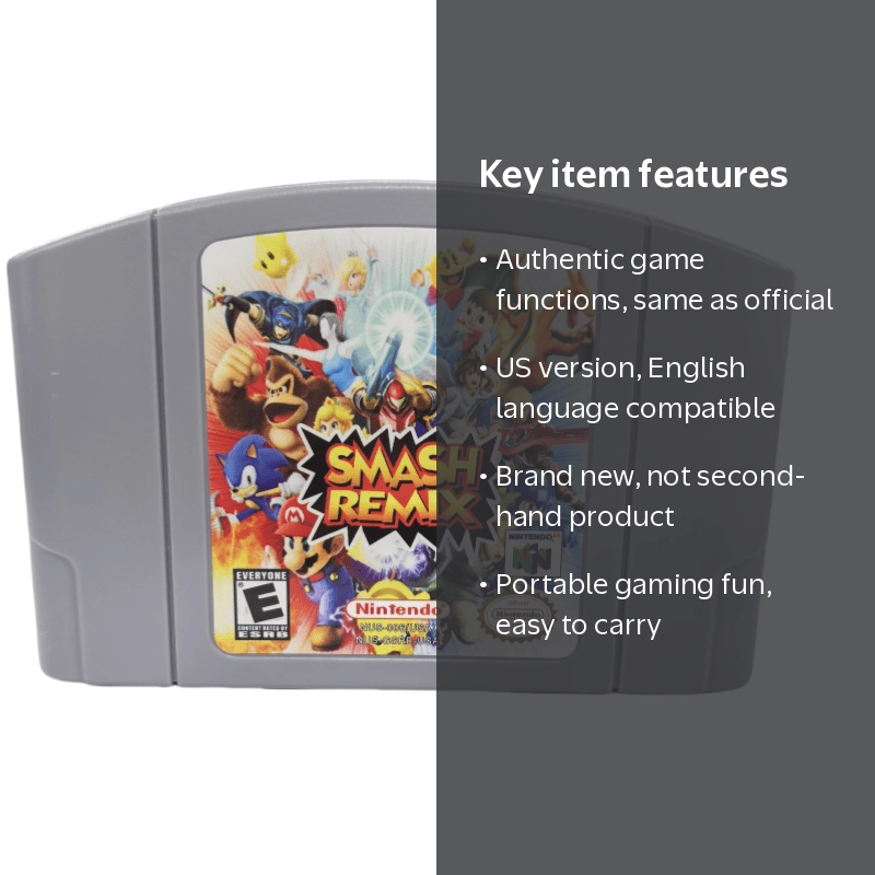 SMASH REMIX 2.0- N64 Game Cartridge (US Version)​​ - Walmart.com