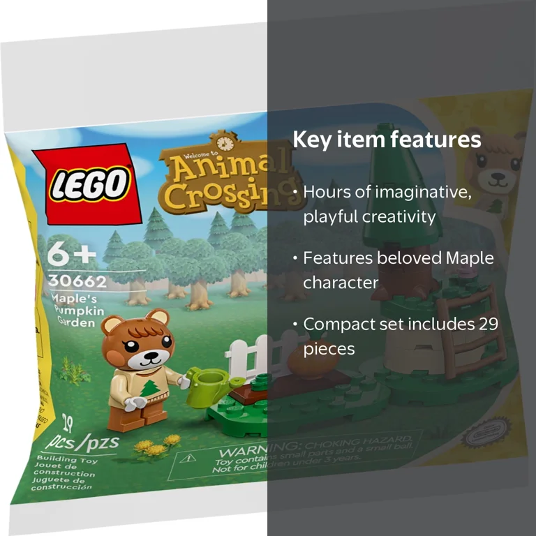 LEGO, Animal Crossing Maple's Pumpkin Garden, 29 Pieces
