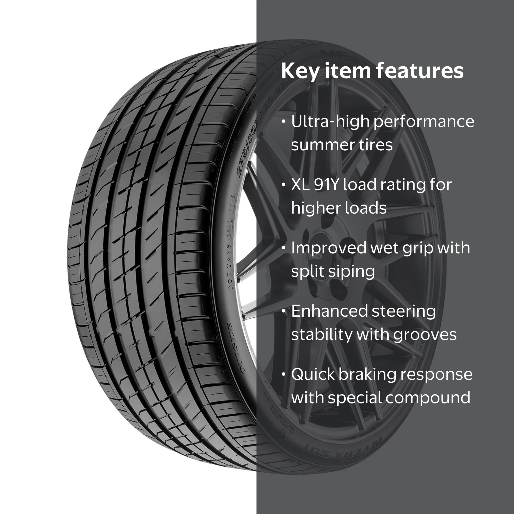 Nexen N'Fera SU1 UHP 235/35R19 91Y XL Passenger Tire - Walmart.com
