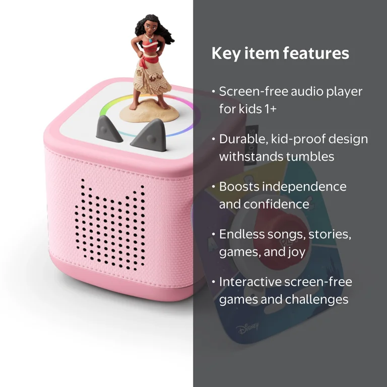 tonies Toniebox 2 Screen-Free Audio Player Full Play Bundle for
