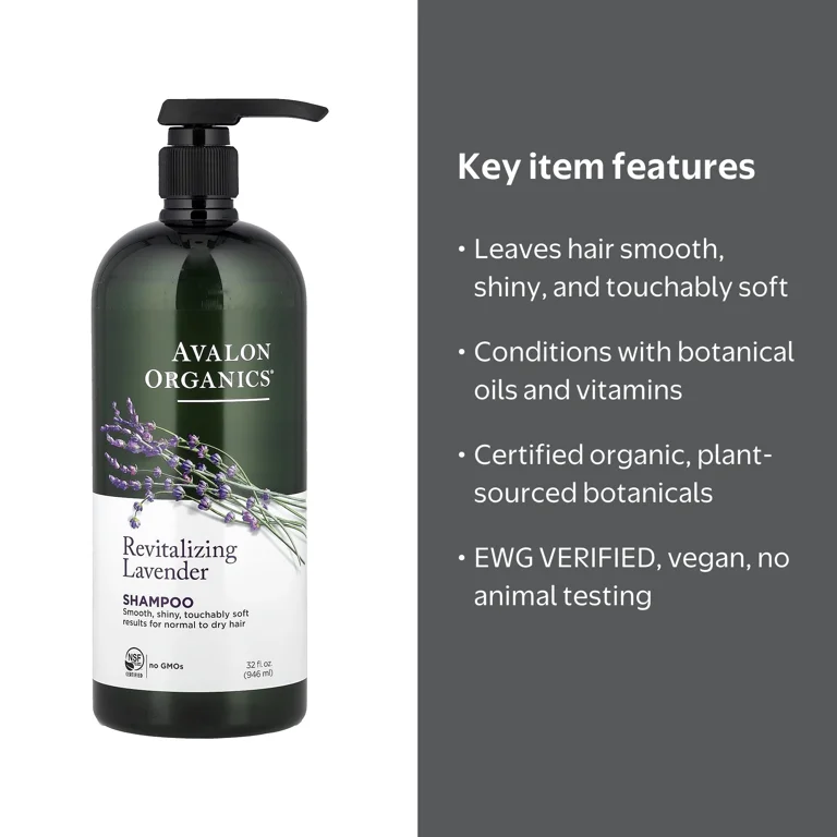 Avalon Organics, Nourishing Lavender Shampoo, 32 fl oz - Walmart.com