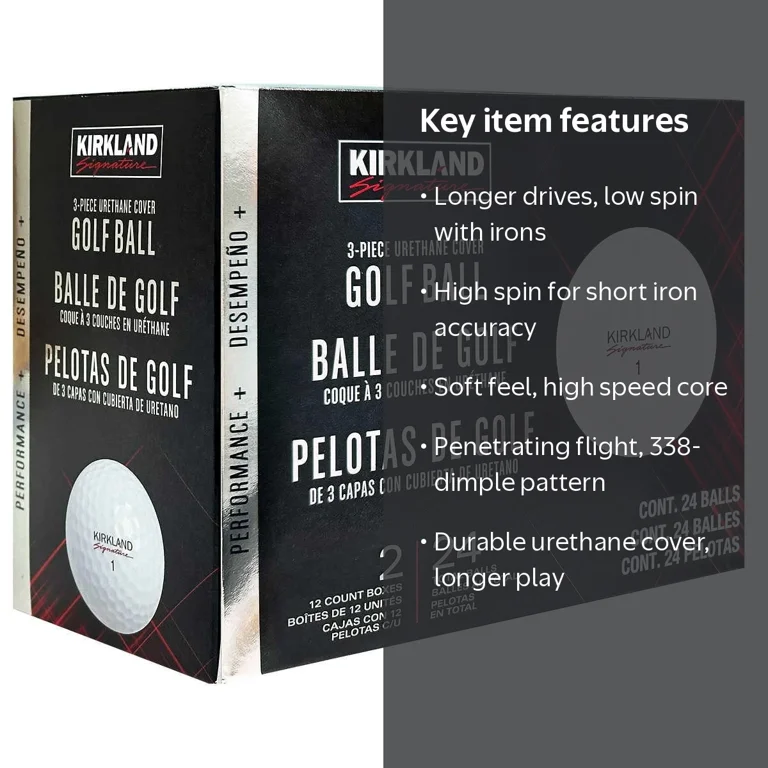 Kirklands, Golf Balls, 24 Count, Three-Piece Performance Plus