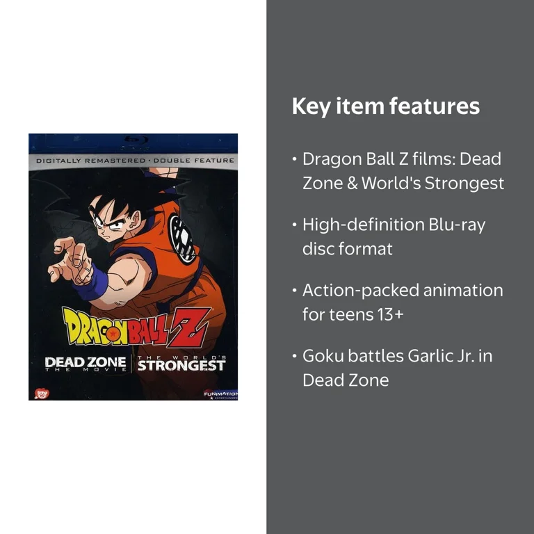 Sony, Blu-ray Movies, Dragon Ball Z: Dead Zone & World's Strongest