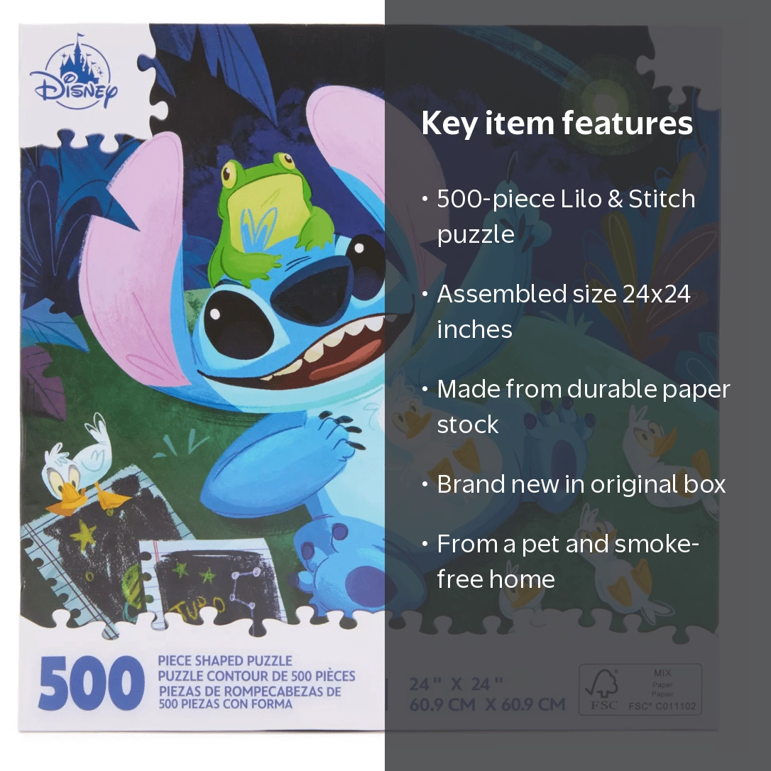 Disney Stitch Puzzle Lilo and Stitch 500 pieces New with Box