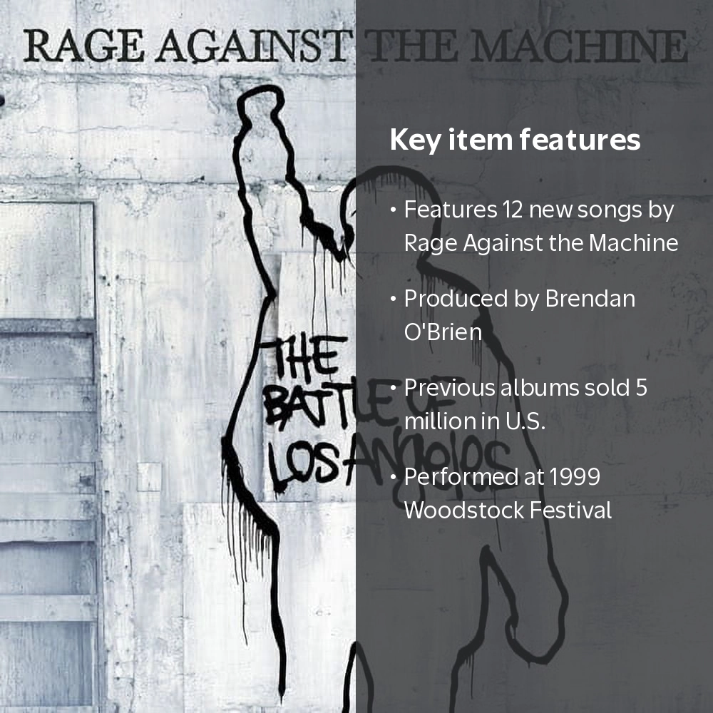 Rage Against the Machine, The Battle Of Los Angeles, CD, 12 songs