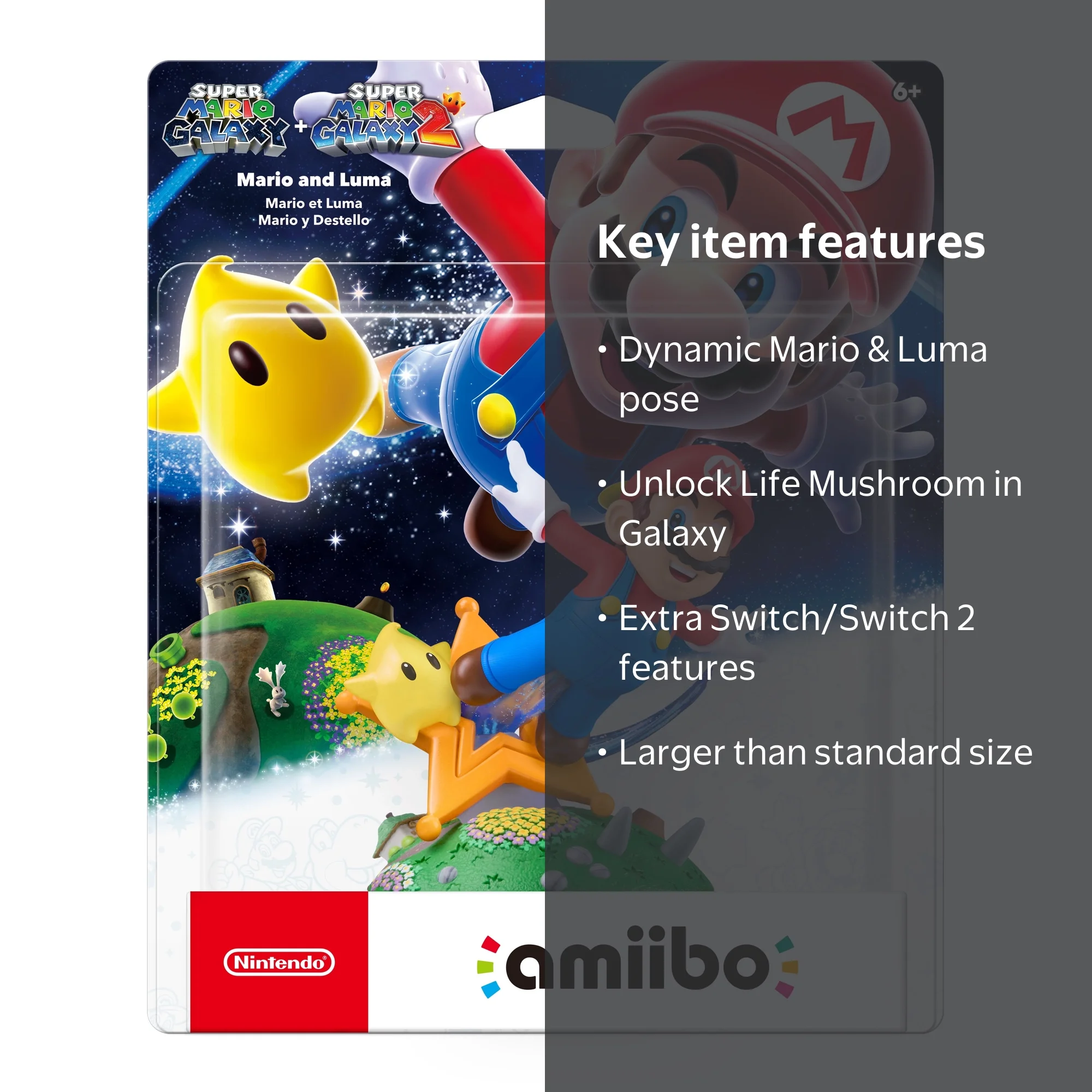 Nintendo, amiibo, Mario and Luma, Super Mario Galaxy‚Ñ¢ + more