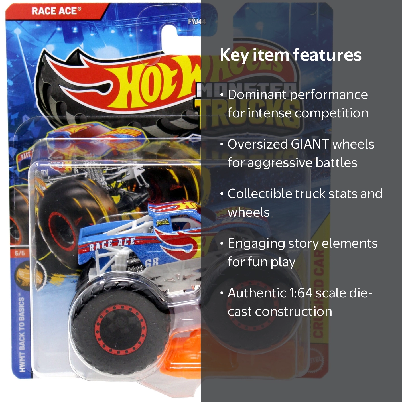 Hot Wheels HWMT Back to Basics Race Ace Diecast Car - Walmart.com