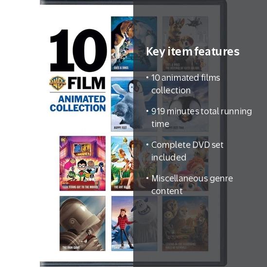 WB 10-Film Animated Collection (DVD Set) [DVD] - Walmart.com