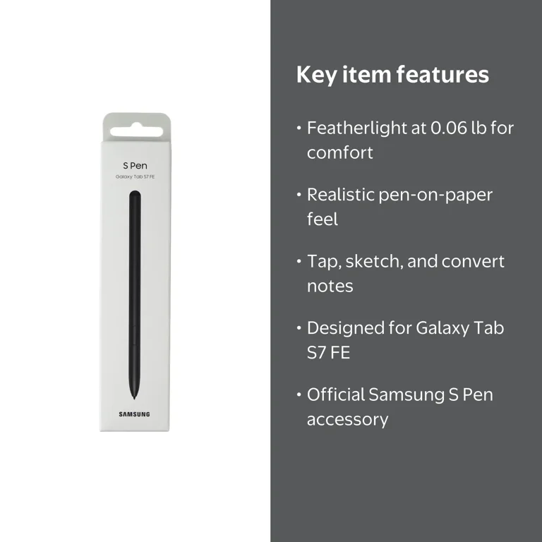 Samsung Galaxy Tab S7 FE Official S Pen Stylus Accessory - Mystic