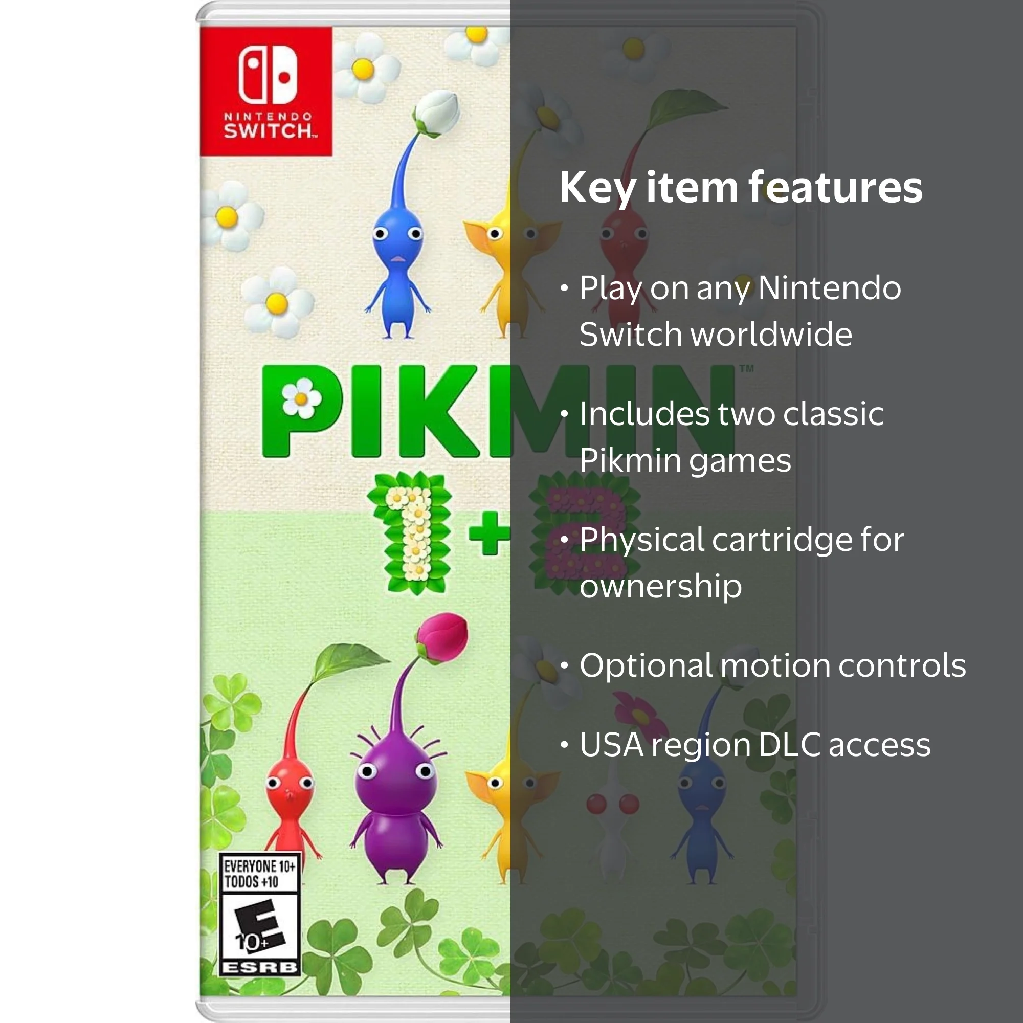 Nintendo Pikmin 1 and 2, Switch Physical Game, International