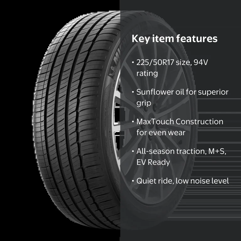 Michelin Primacy MXM4 All-Season Highway Tire 225/50R17 94V