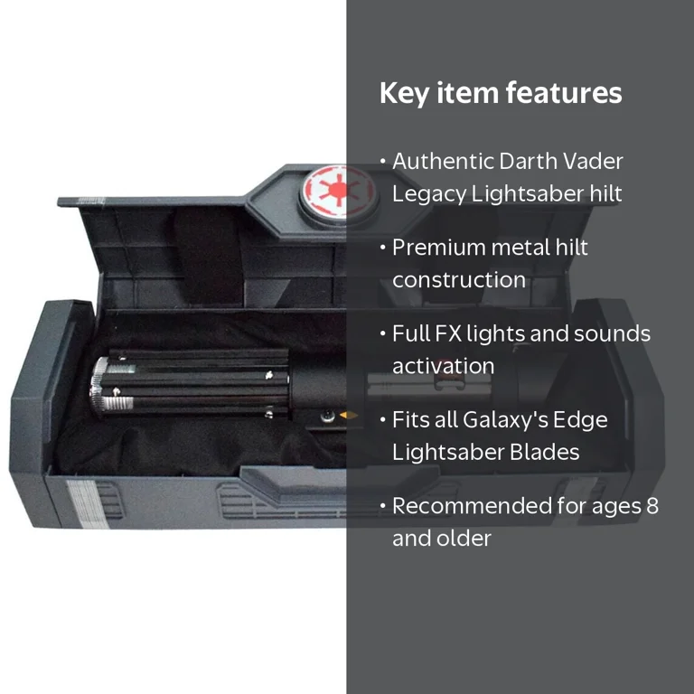 Star Wars Toys: Darth Vader Legacy Lightsaber from Galaxy's Edge