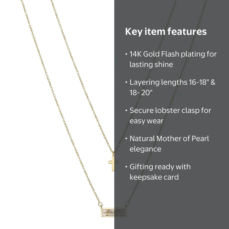 Believe by Brilliance Women's 14Kt Gold Flash Plated Mother of