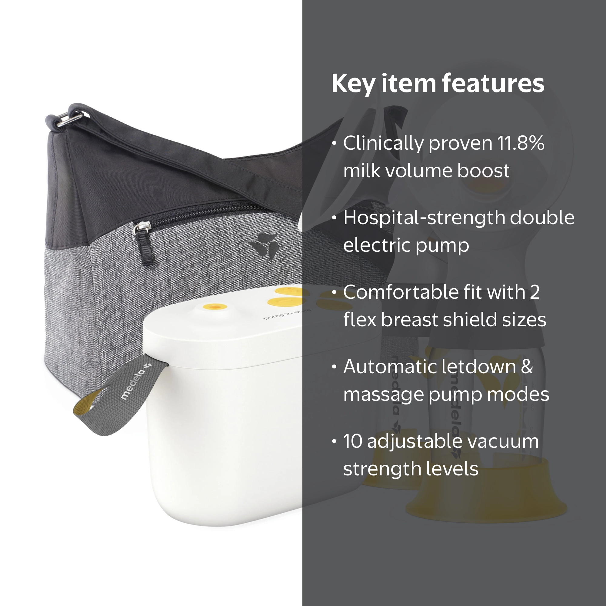 Portable Medela Pump in Style with MaxFlow, Symphony Double