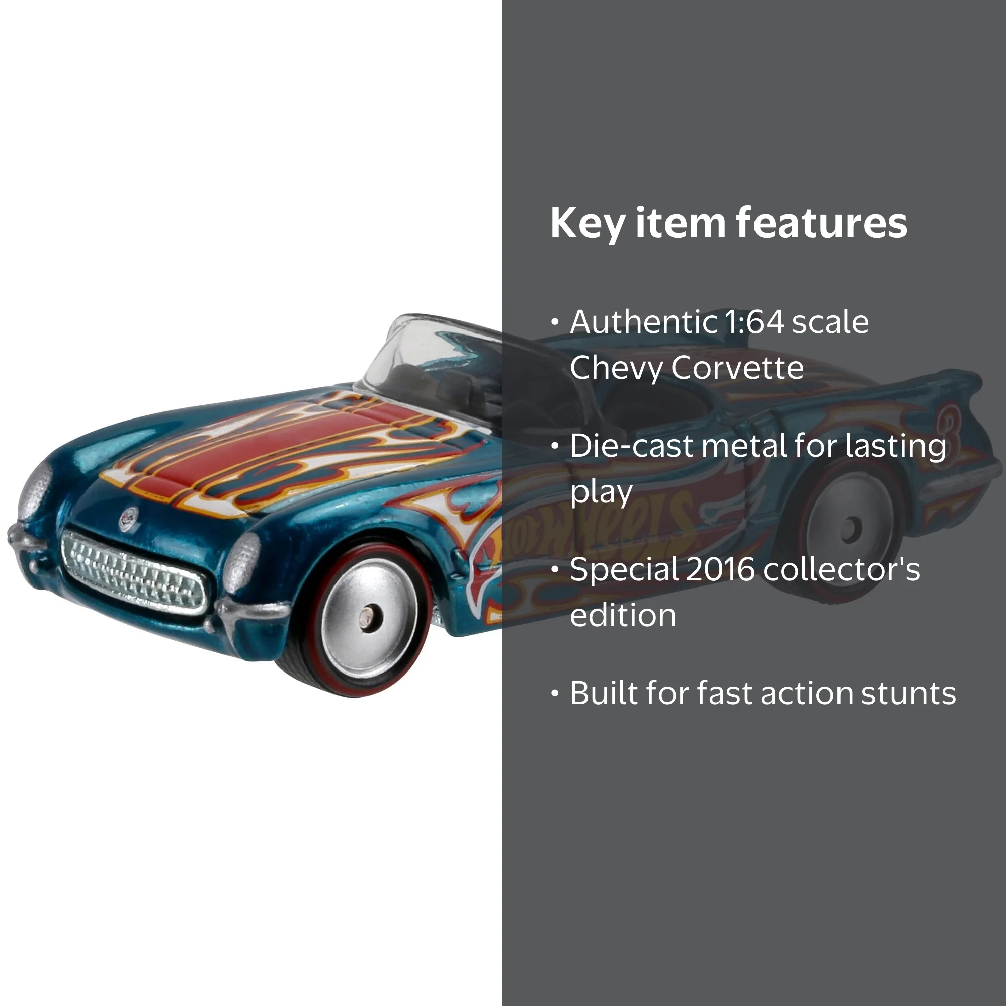Hot Wheels '55 Chevy Corvette Vehicle, 2016 Collector Edition