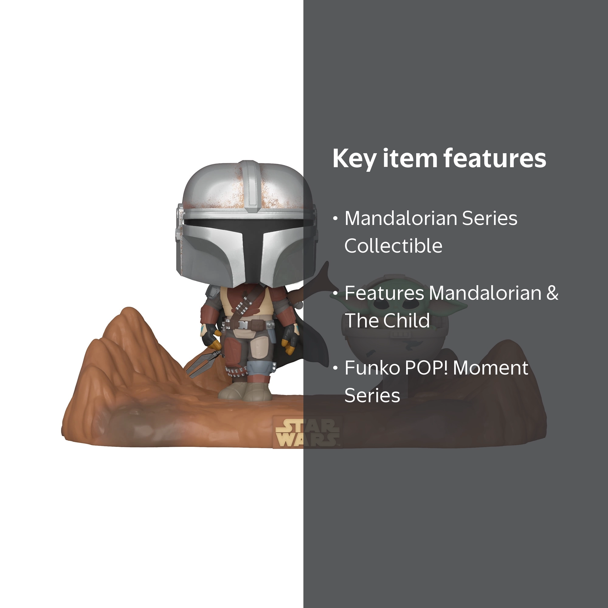 Funko POP! Moment: The Mandalorian - Mandalorian & Child - Walmart.com
