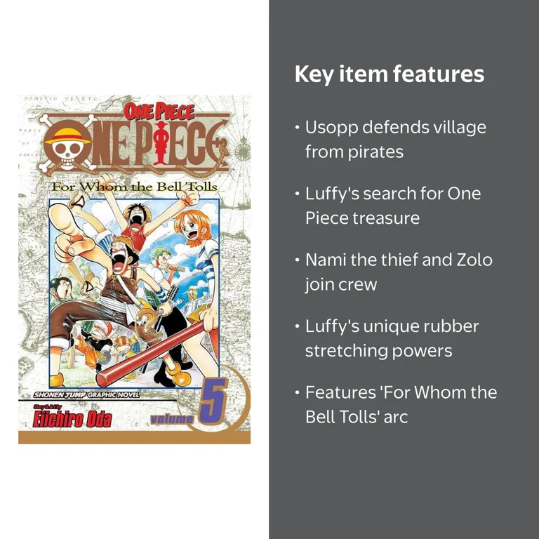 Eiichiro Oda, One Piece, Vol. 5, For Whom the Bell Tolls