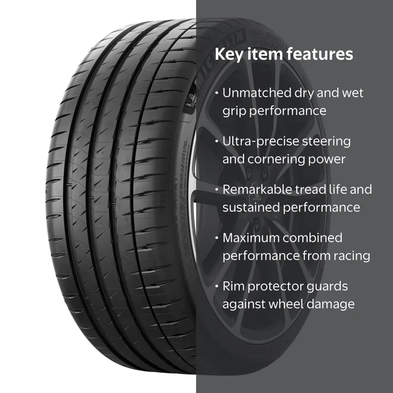 Michelin Performance Tire Pilot Sport 4S 245/40ZR19 (98Y) XL