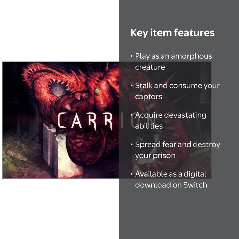 Carrion - Nintendo Switch [Digital] - Walmart.com