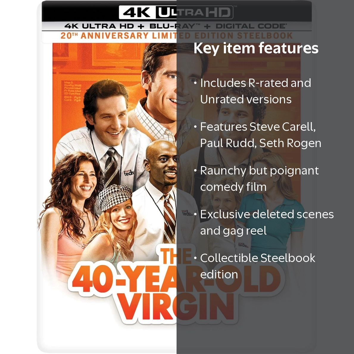 The 40 Year Old Virgin (Steelbook) - Walmart.com