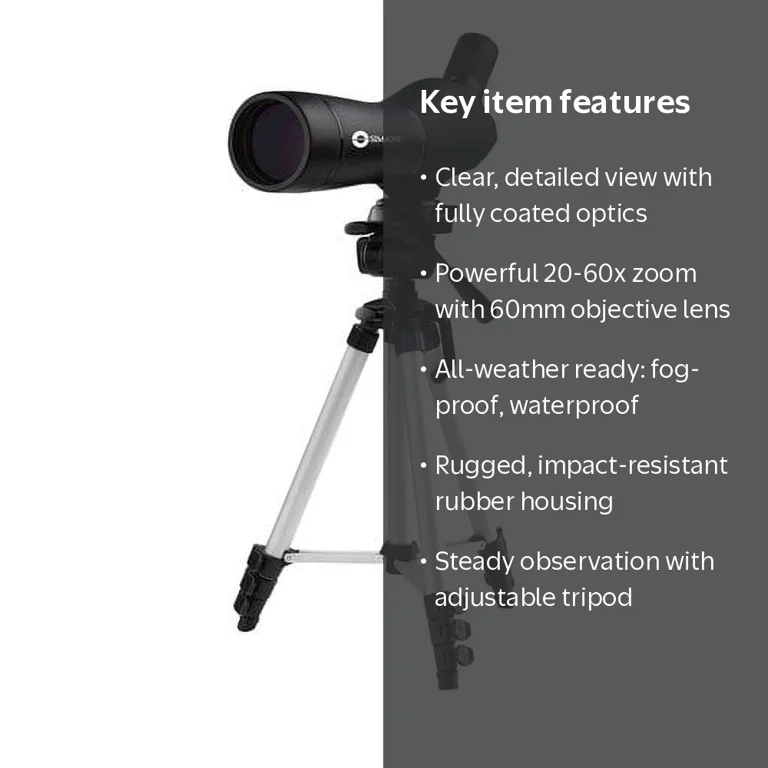 Simmons Blazer 60x Spotting Scope (Black) - Walmart.com