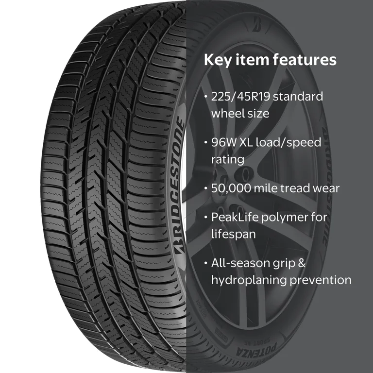 Bridgestone Potenza Sport A/S UHP All Season 225/45R19 96W XL