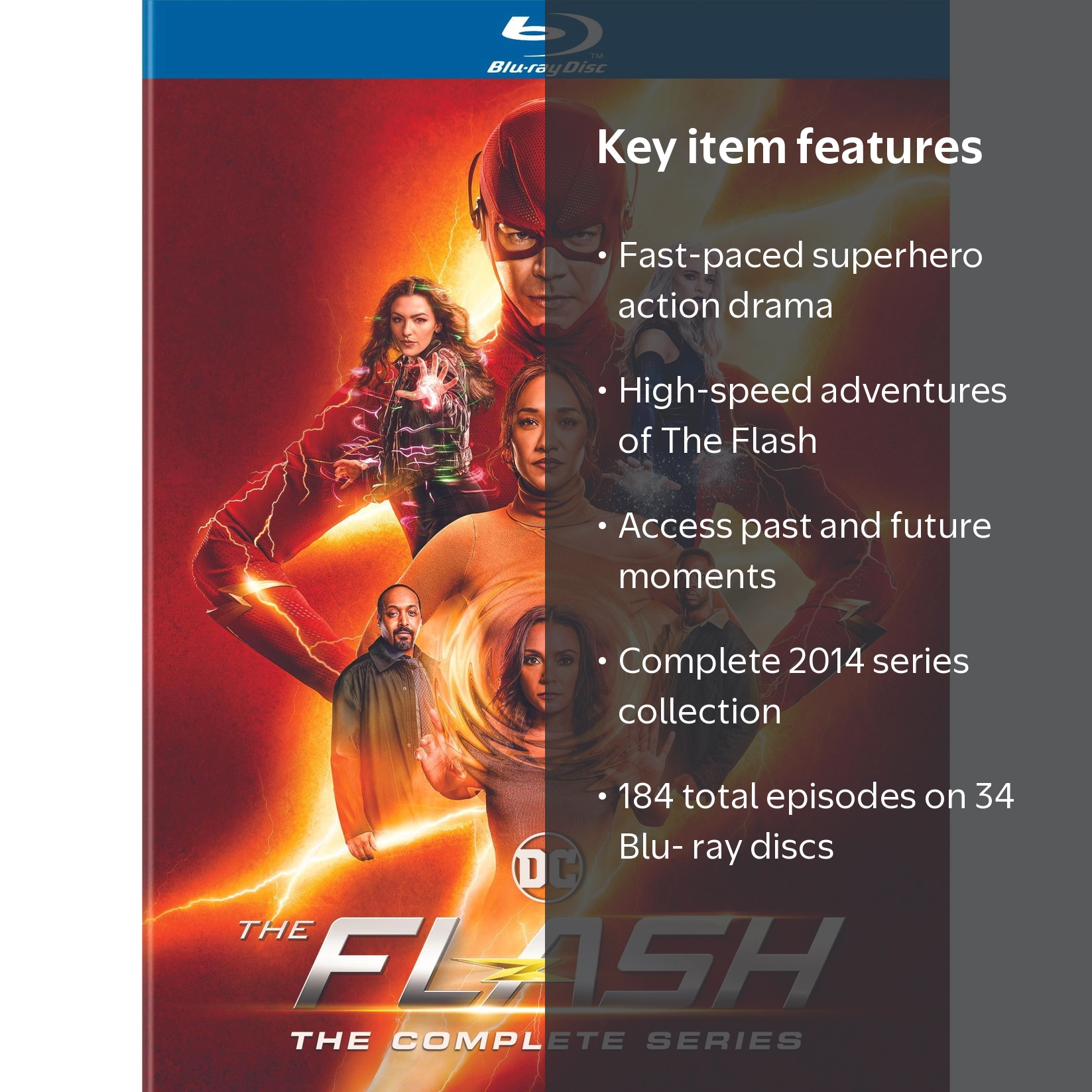 Arrow's The Flash: Complete Series (2014) Blu-ray - Walmart.com