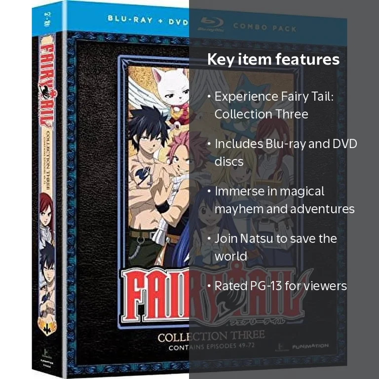 Fairy Tail: Collection Three (Blu-ray + DVD), Funimation Prod