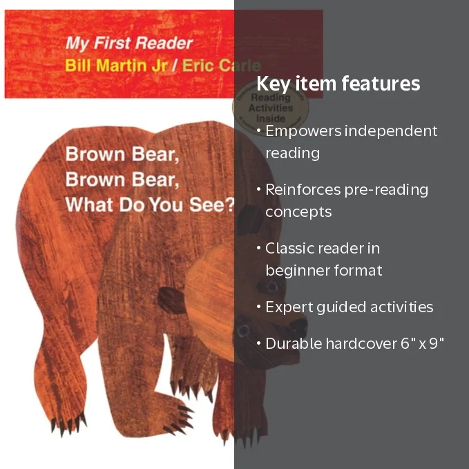Bill Martin, Brown Bear, What Do You See? My First Reader