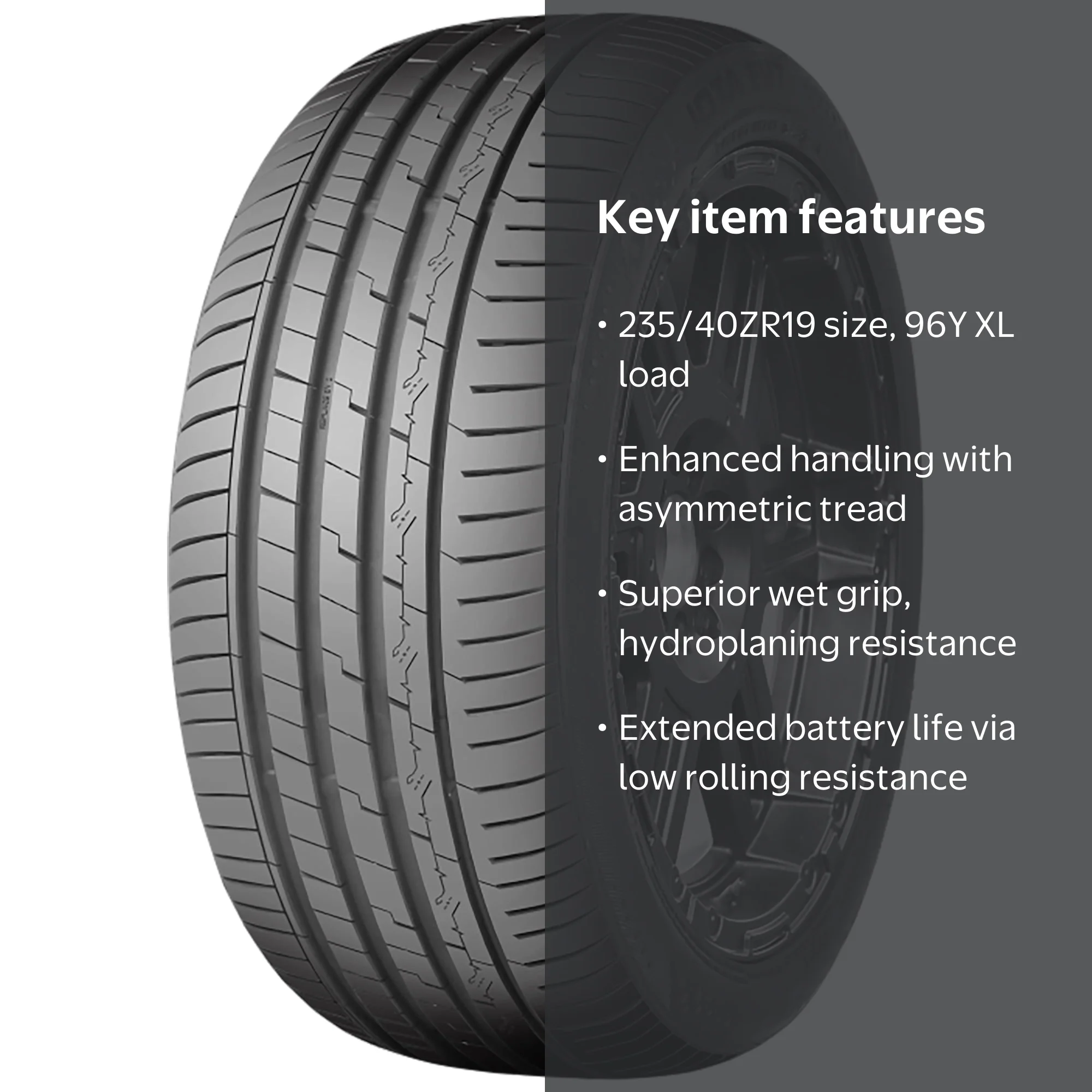 Accelera Iota EVT All Season 235/40ZR19 96Y XL Passenger Tire