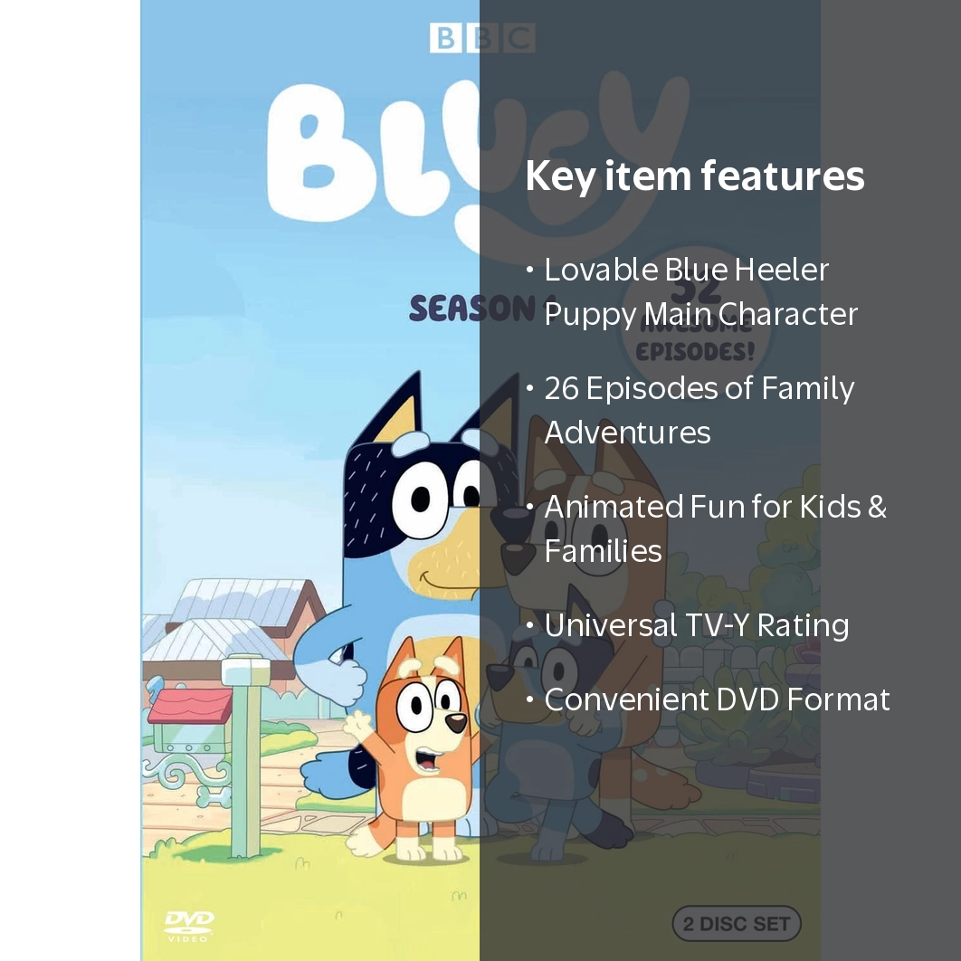 SDS, Bluey: Season 1 DVD, N/A, Children Family TV-Y - Walmart.com