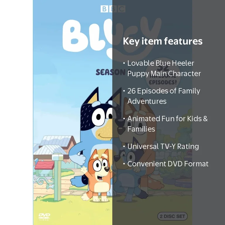 SDS, Bluey: Season 1 DVD, N/A, Children Family TV-Y - Walmart.com