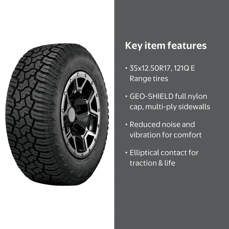 Yokohama Geolandar X-AT 35X12.50R17/10 121Q BW All Season Tire