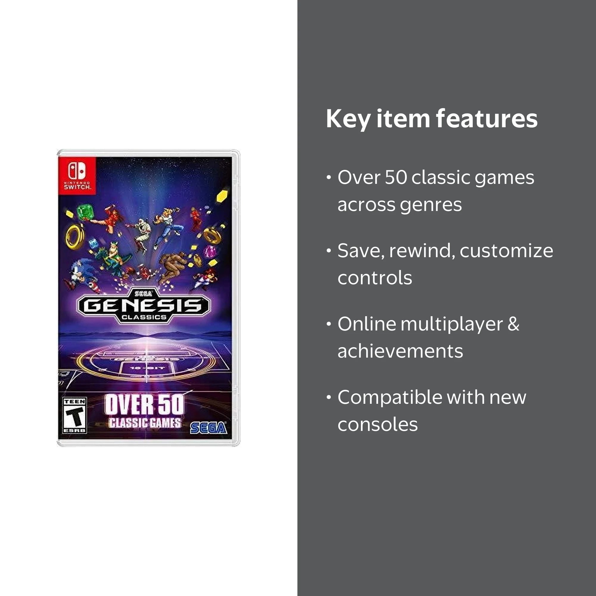 Sega Genesis Classics Collection: Nintendo Old School Video Games