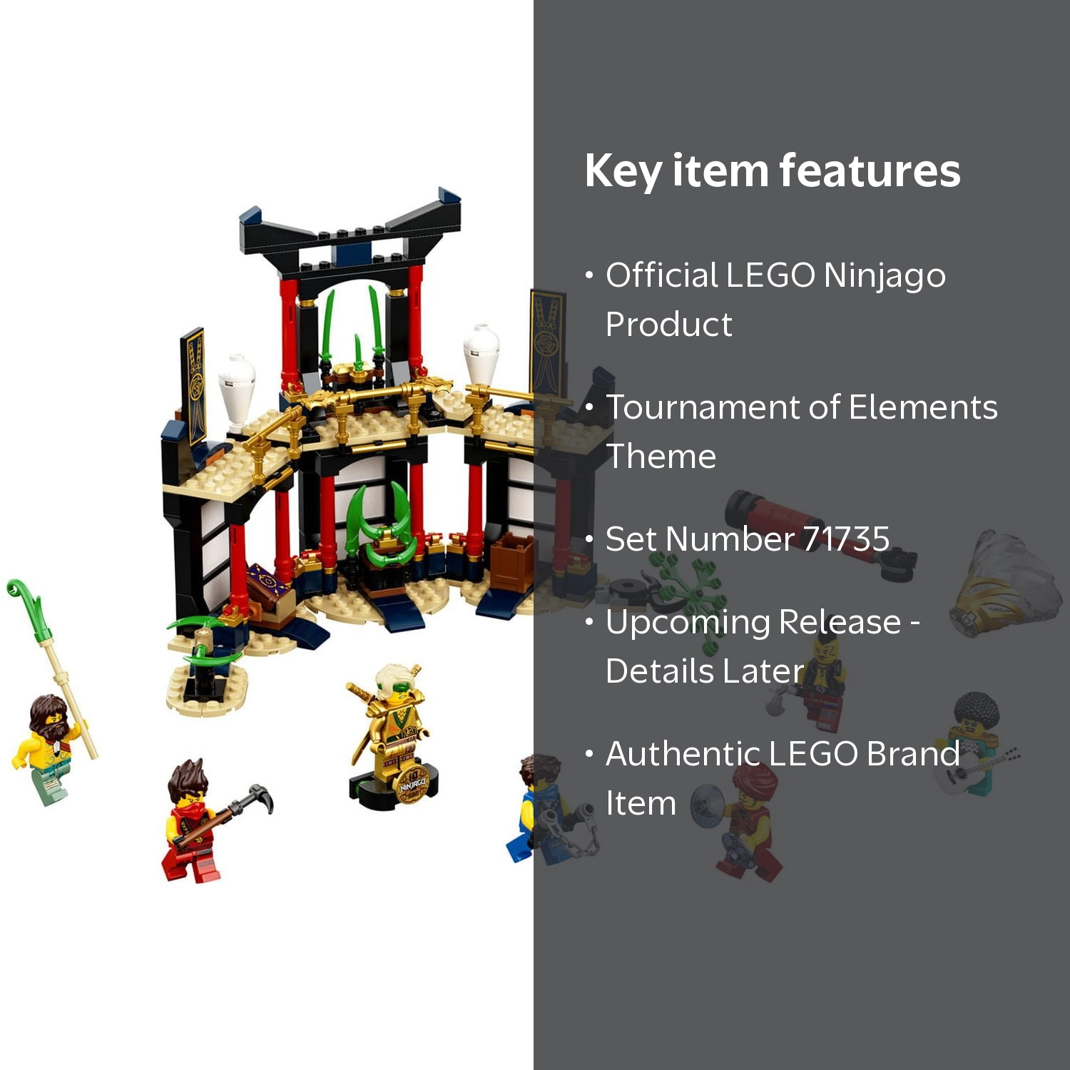 LEGO, Ninjago Tournament of Elements 71735, Set 71735 - Walmart.com