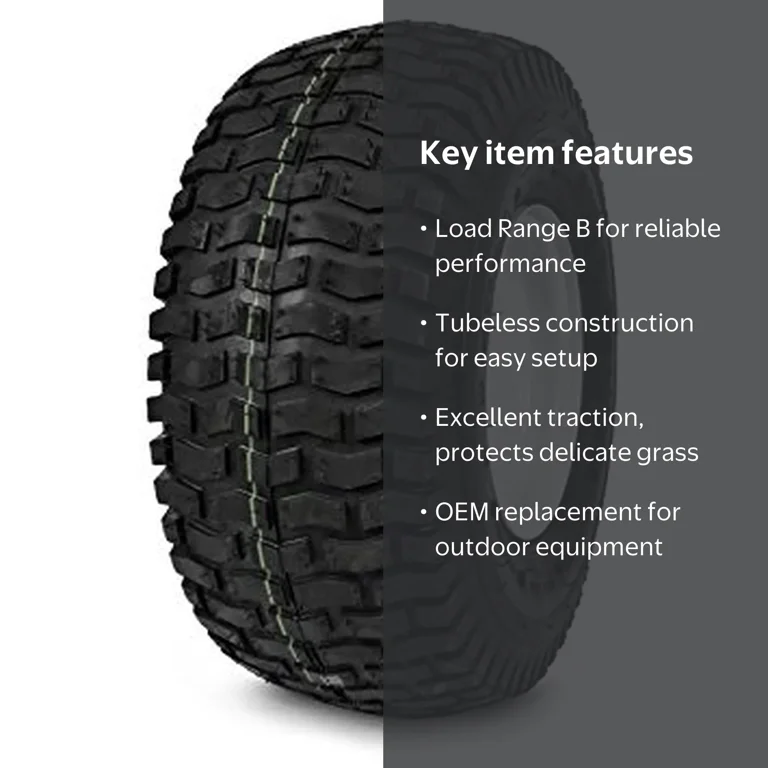 Kenda K358 Turf Rider 16X6.50-8 B Lawn & Garden Tire - Walmart.com