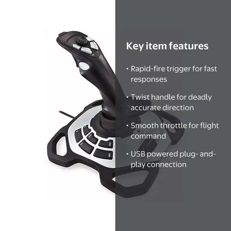 Logitech G Extreme 3D Pro Gaming Joystick Controller for Windows